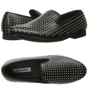 Steve Madden Men’s Studded Smoking Loafer Capitil